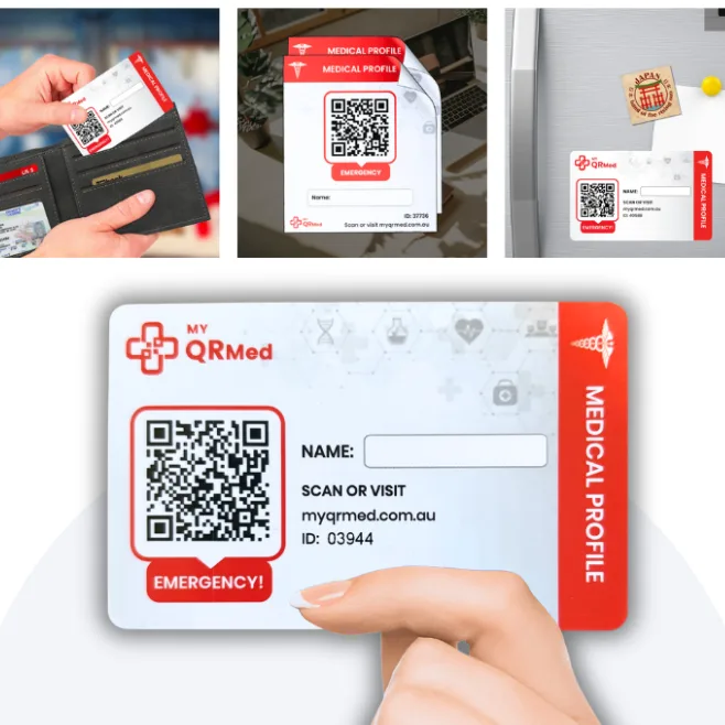 MyQRMed Emergency ID Kit